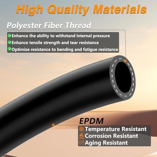 Engine Coolant Hose, Radiator Upper Inlet Coolant Bypass Hose AS13251447 2