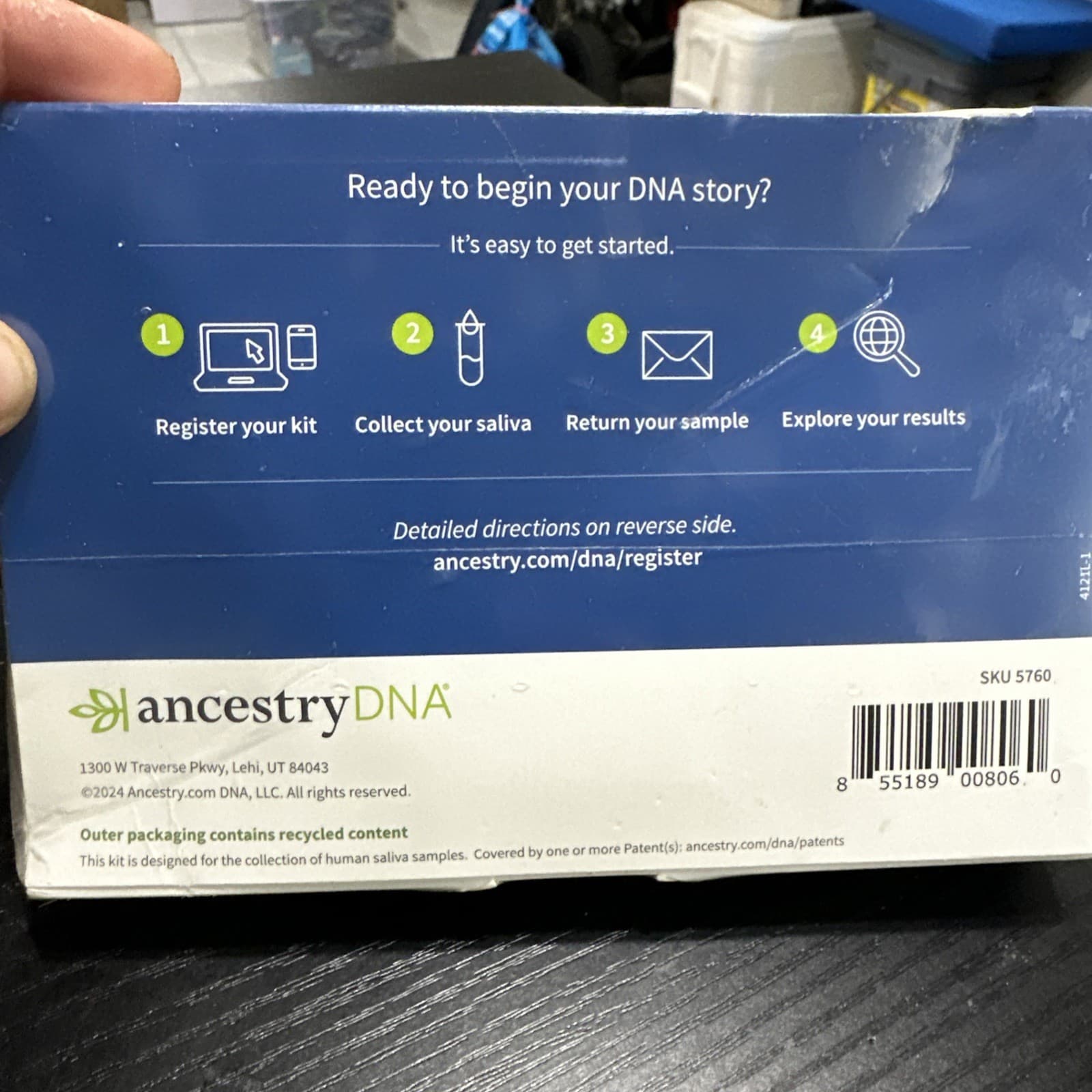 Ancestry DNA Test Kit - DNA Activation Kit + Traits (Factory Sealed) 2