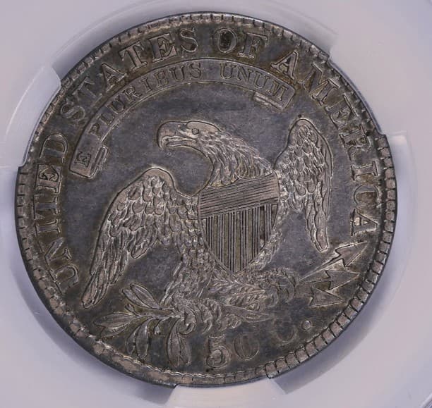 1829/7 50C  Capped Bust Half Dollar , XF45 CAC, WitterBrick, AUTO  CAC Cofounder 4