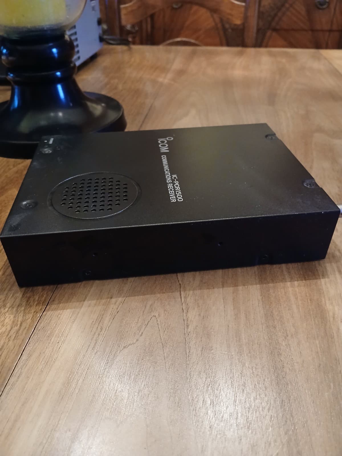 Icom IC-PCR1500 Communications Receiver, Transformer, CD, Antenna And Cables 4