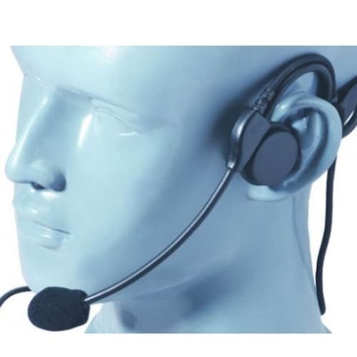 Heavy Duty LW BTH Headset Boom Mic for Kenwood 2-Pin Series Handheld Radios 2