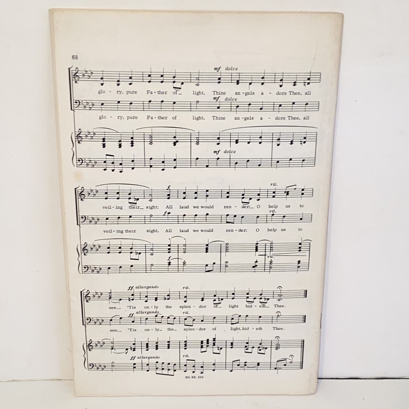 Vintage 1969 Sing To The Lord 18 Anthems for All Seasons Sheet Music 2