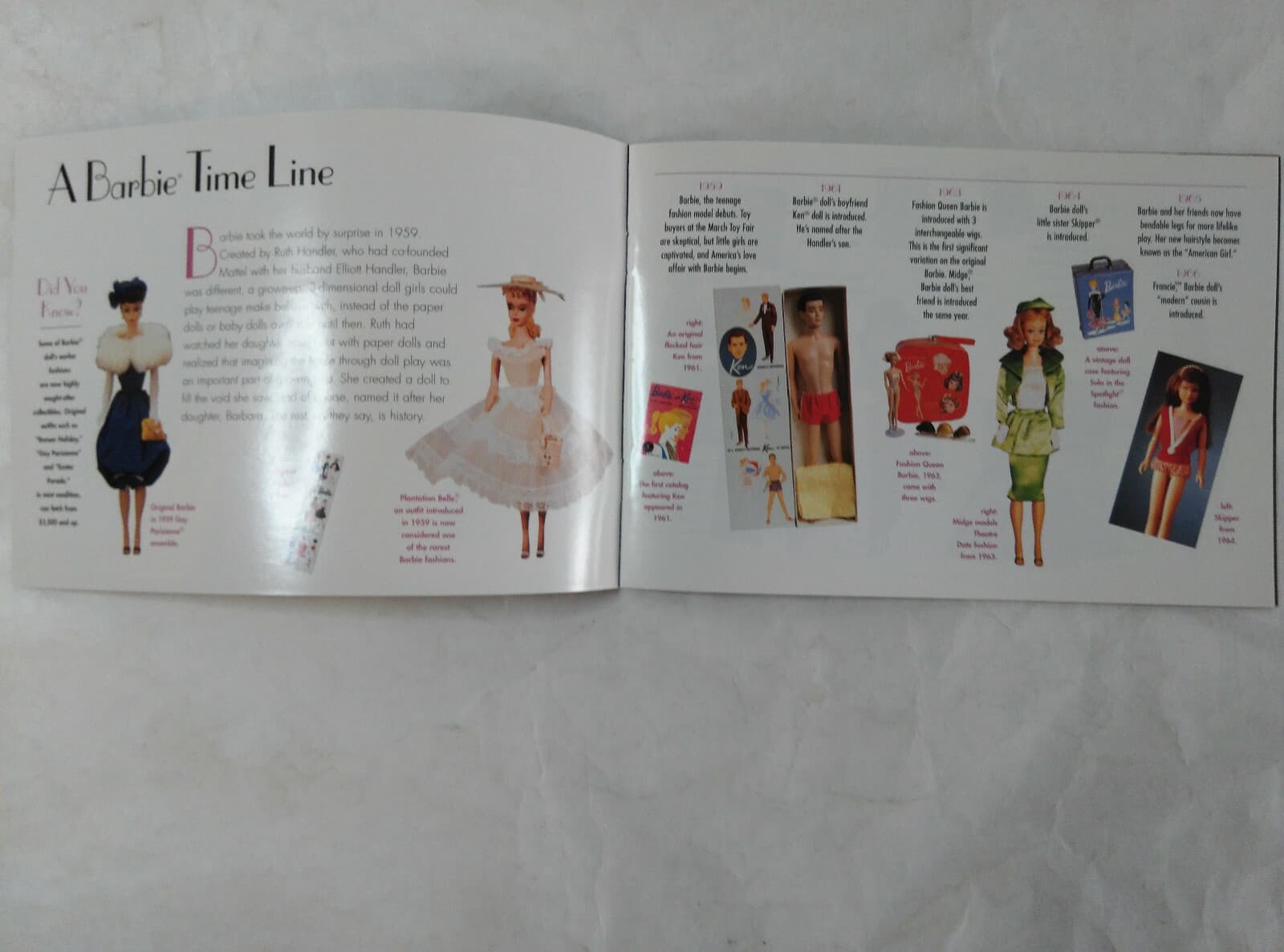 1989 Barbie Postcards / 1998 Guide to Barbie Doll Collecting / 1997 Careers  3