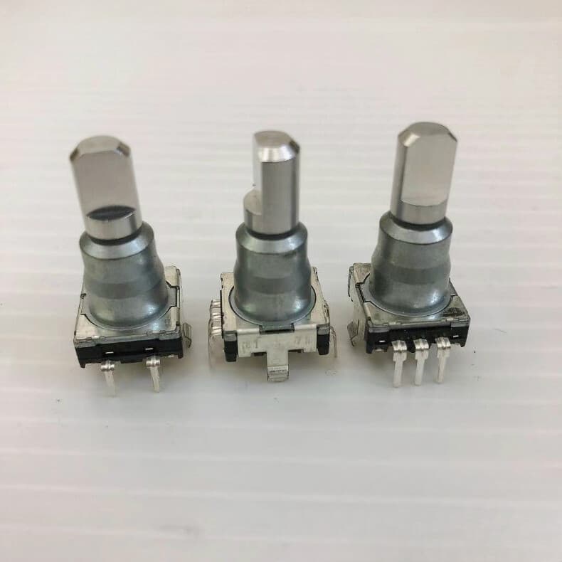 Car Navigation Volume Switch Encoder with Switch, 30 Detent 15 Pulse for ALPS 3