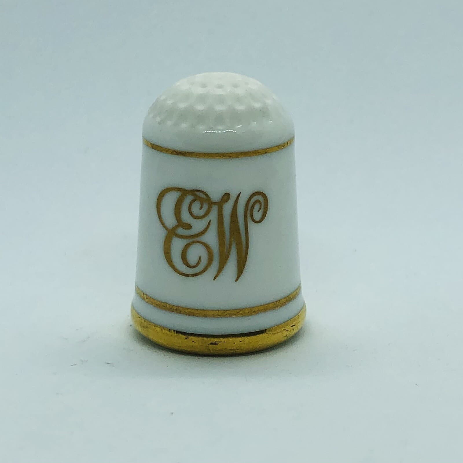 1978 First Lady Fine Bone China Franklin Porcelain Thimble - Ellen Wilson 2