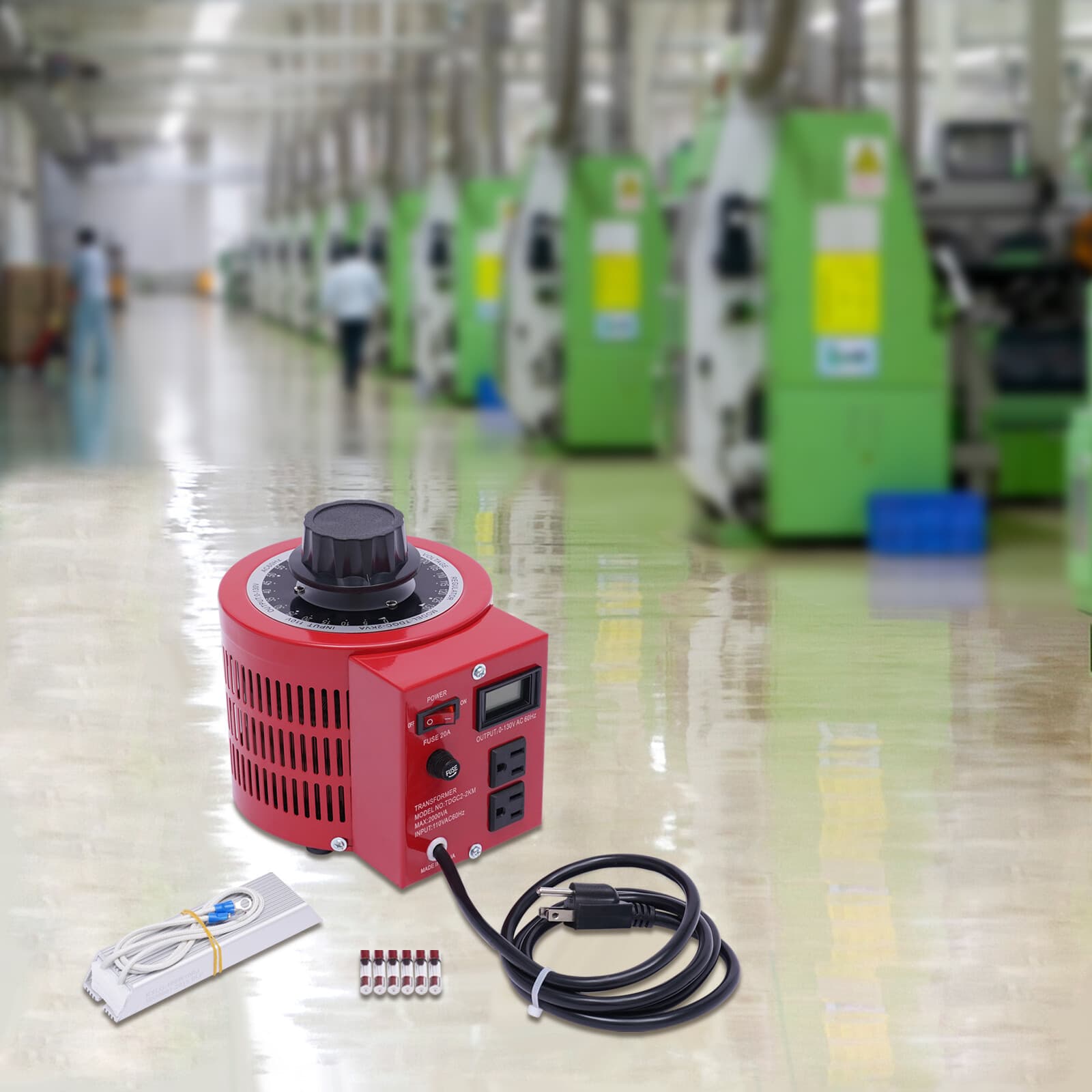 20Amp Variable Transformer Auto AC Voltage Regulator Power Supply 2000VA Max US 4