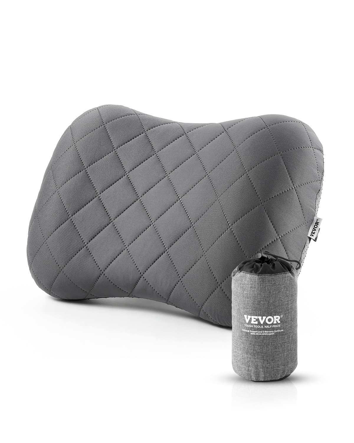 VEVOR Inflatable Camping Pillow Portable Pillow with Machine Washable Cover