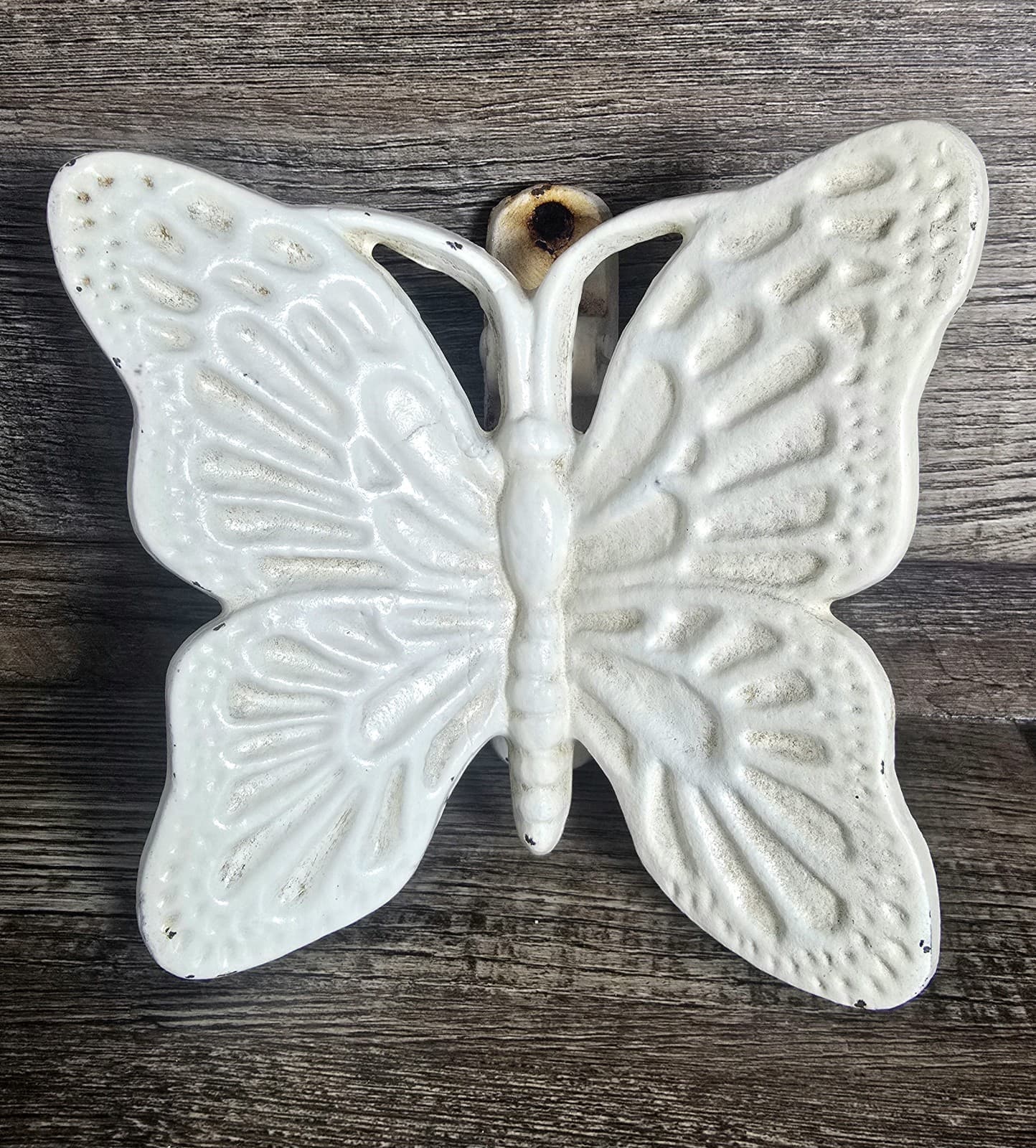 Butterfly Door Knocker Cast Iron Rustic Vintage Retro Nature Farmhouse Garden