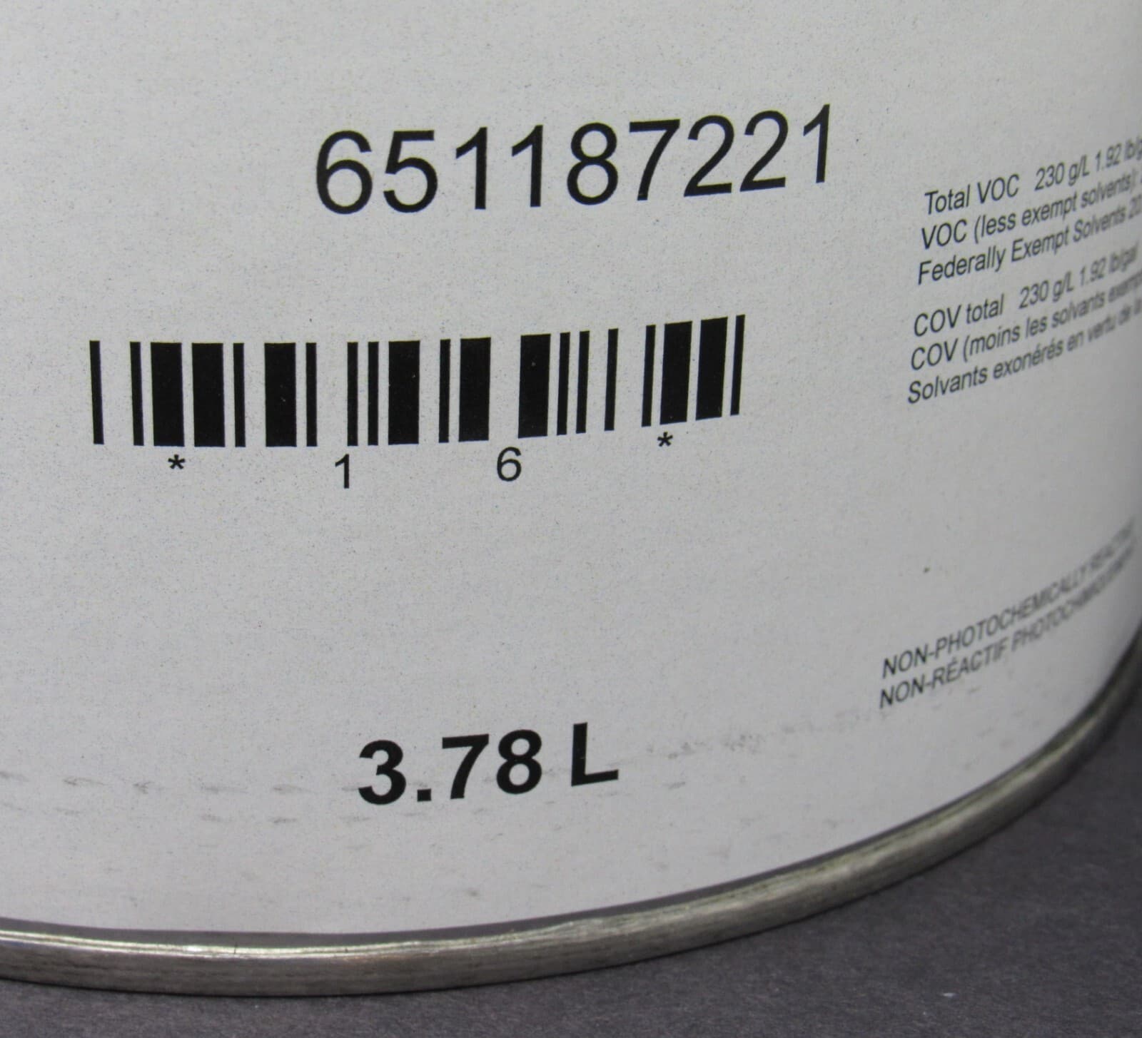Sherwin Williams 1 Gallon F92W00225 MIL-PRF-22750G, TYPE II, WHITE Epoxy Coating 3