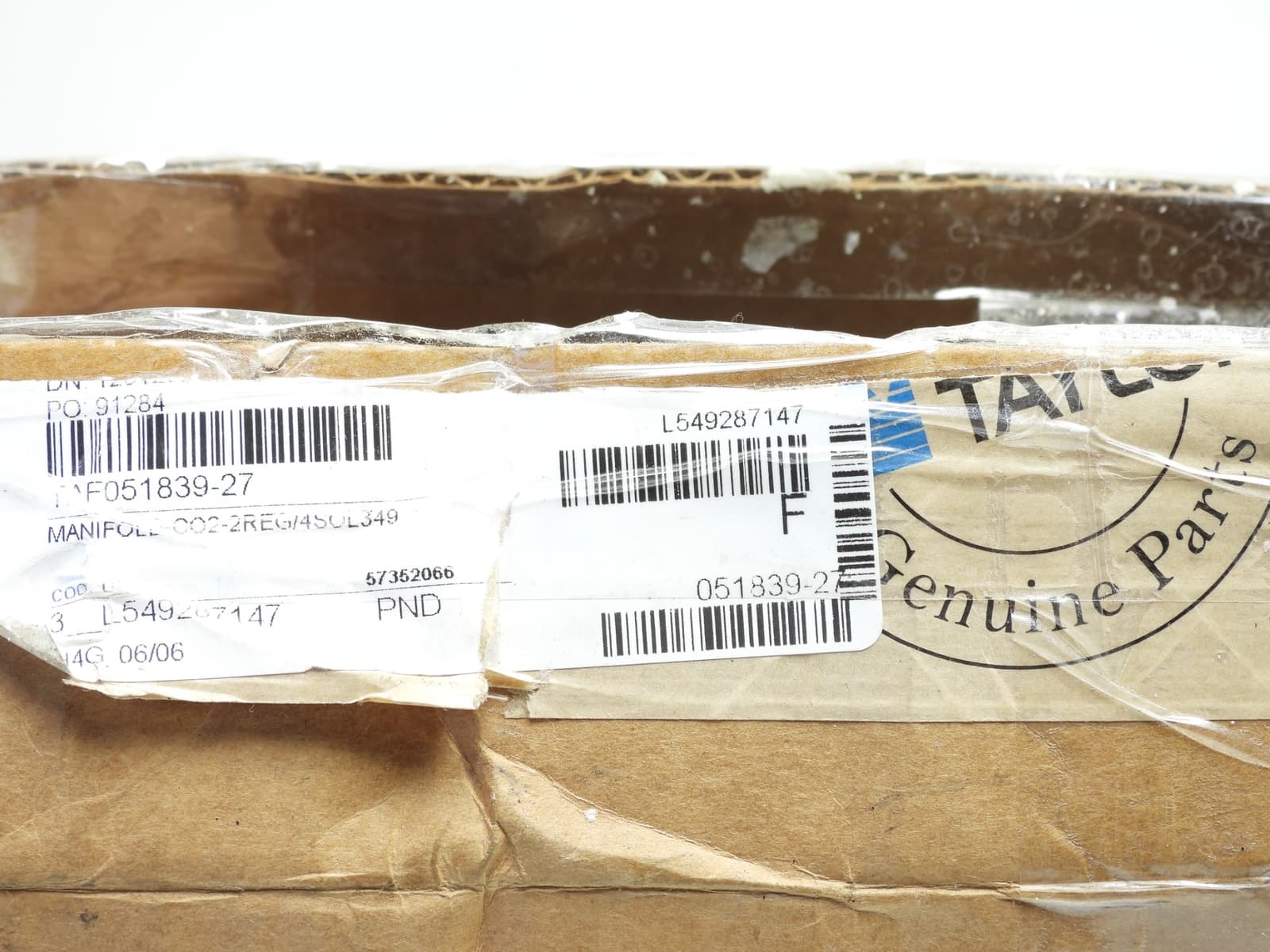 Taylor 51839-27 Manifold CO2 2-Regulator 4-Solenoid Genuine Part  5