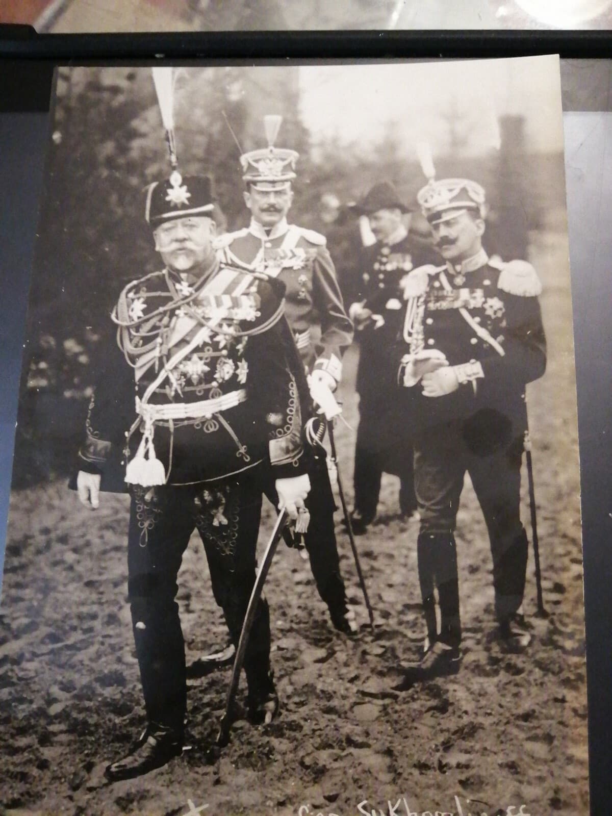 GENERAL SUKHOMLINOFF 1915 RUSSIAN PHOTO NICHOLAS II ROMANOV RUSSIA CZAR RARE