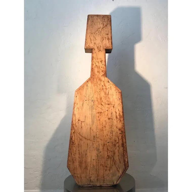 Early 20th Century Antique Modernist Cubist Sculptural Cello Case 5