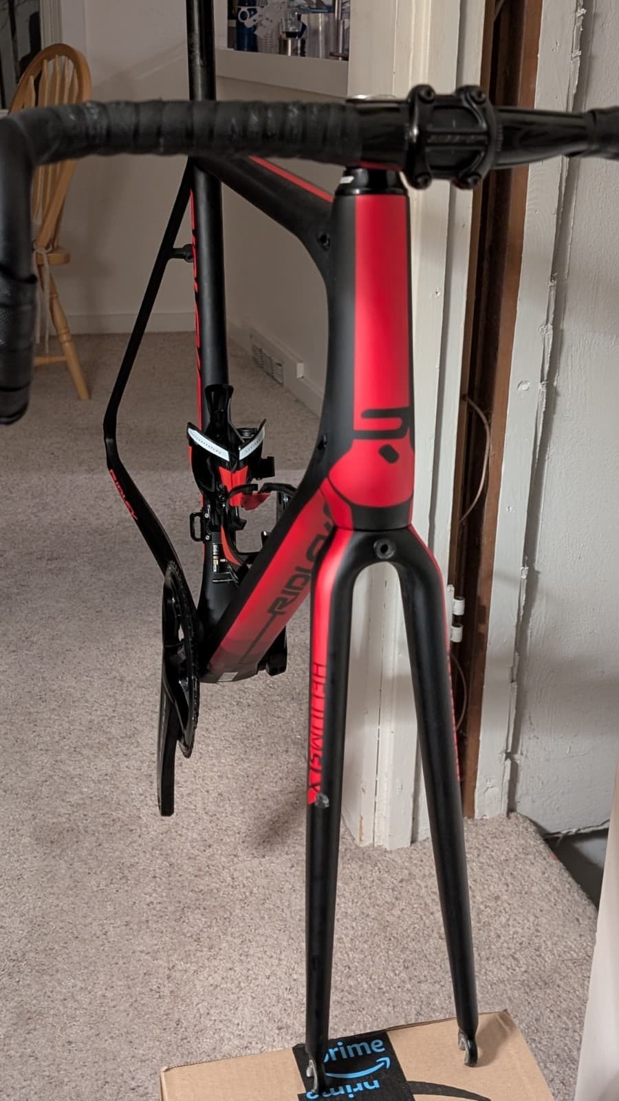 Ridley Helium SLX Carbon 58cm Frame | Zipp Cockpit | Dura Ace Powermeter | As Is 2