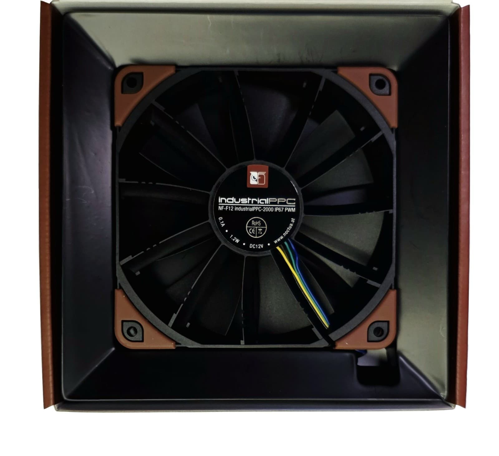 5x Noctua NF-F12 industrialPPC-2000 IP67 PWM Heavy Duty Cooling Fan 3