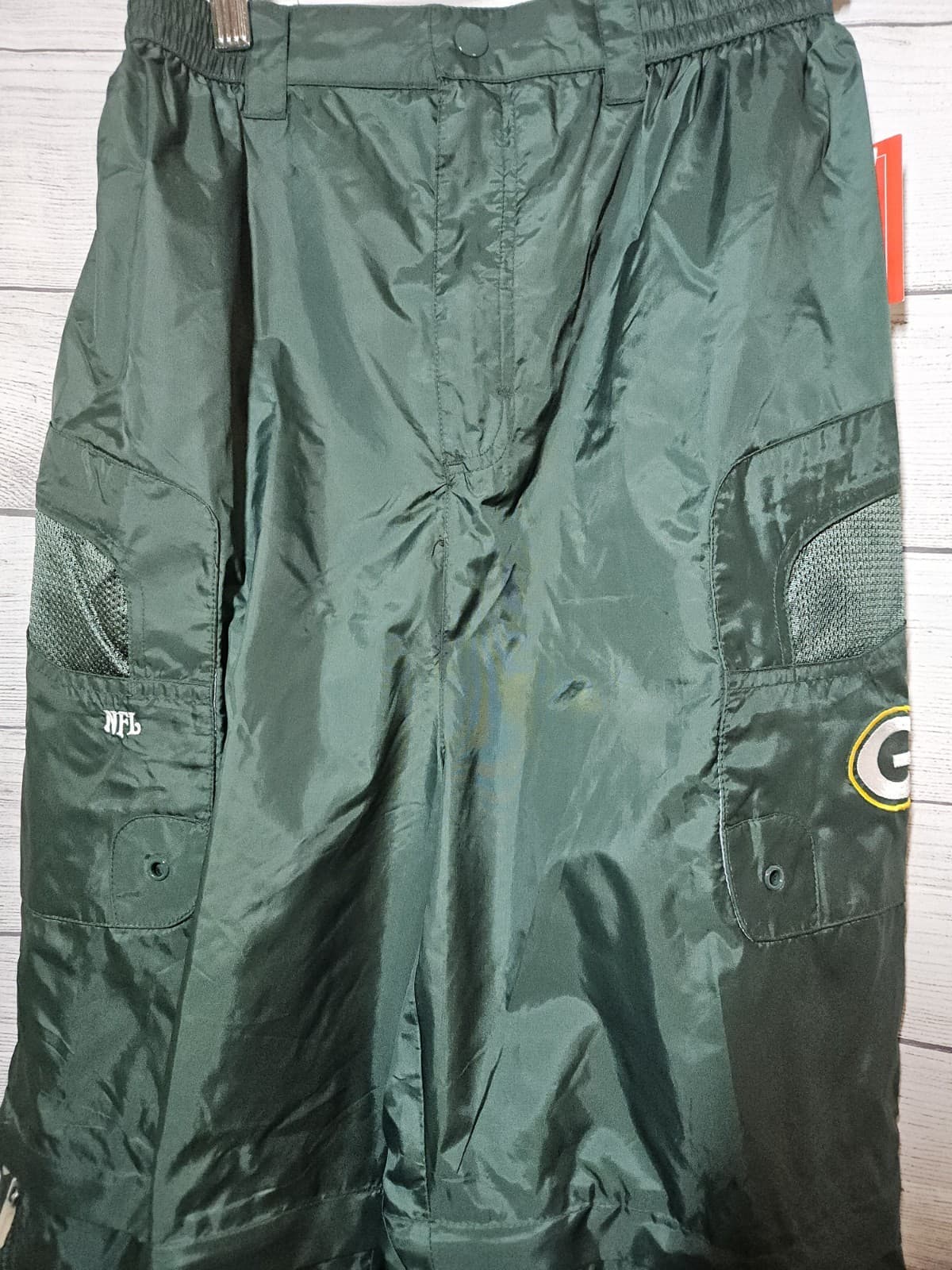 NFL Green Bay Packers Windbreaker Zip Off Pants -Youth Sz LARGE 16-18 - NWT! 4