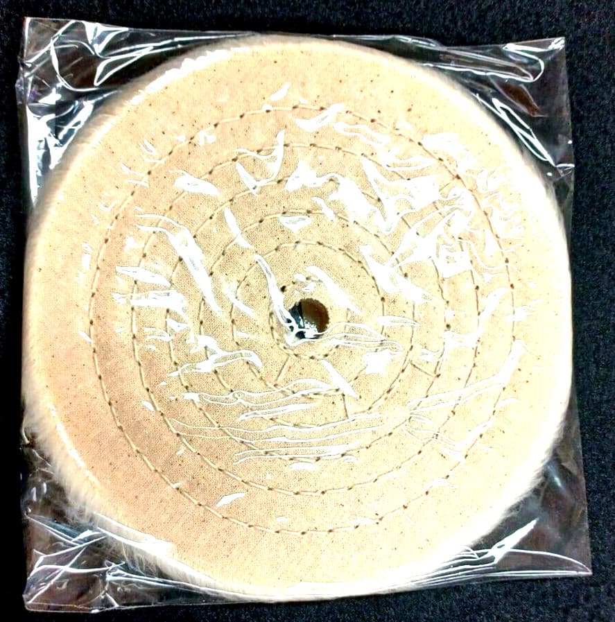 2 BUFFING 6" INCH BUFFING/POLISHING 1/2" ARBOR APPRO. 1/2" THICK WHEEL SOFT 3