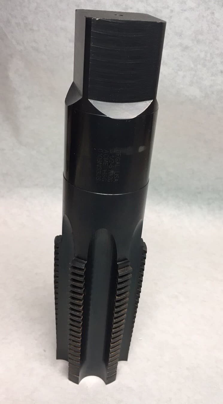 Regal USA 2-1/2"-5 RH NA2G ACME HSG TAP 6 Flute 10" L 0109N33JS 2