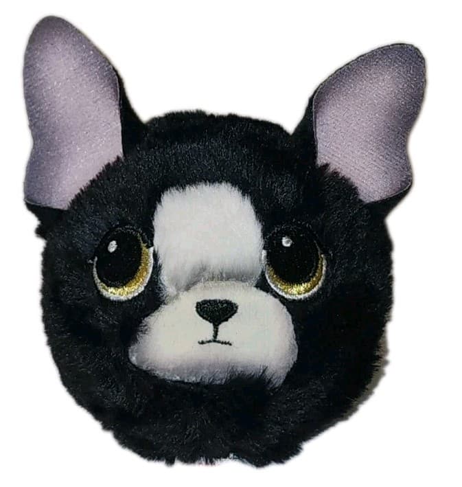 Ty Beanie Bouncers DOODLE the Boston Terrier Dog (3-4 Inch) NEW Bouncy Ball Toy
