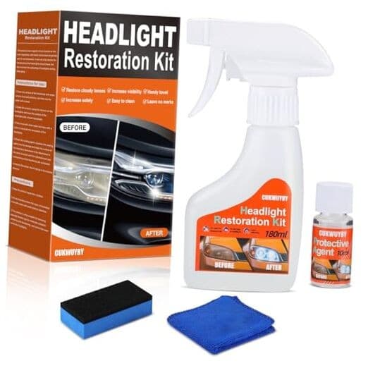 Headlight Restoration Kit Headlight Cleaner Head Light Cleaner Removing