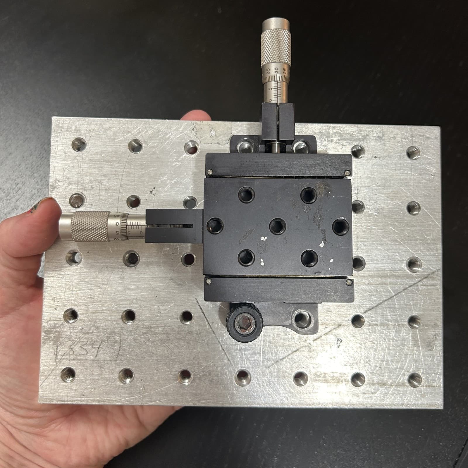 Newport 460A Series Manual Translation Stage Micrometer Drive Optical Mount 4