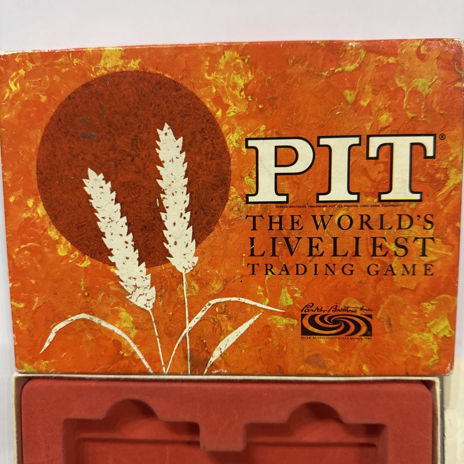 VINTAGE 1964 PARKER BROTHERS PIT CARD GAME No. 660 COMPLETE IN ORIGINAL BOX 2