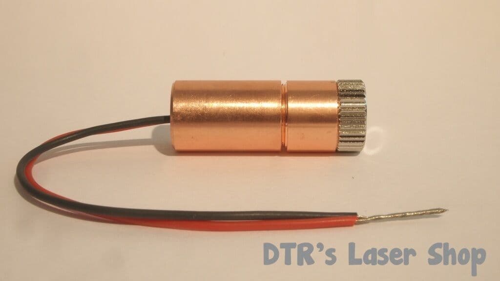7W NUBM44-V2 450nm Laser Diode In Copper Module W/Leads & Glass Lens