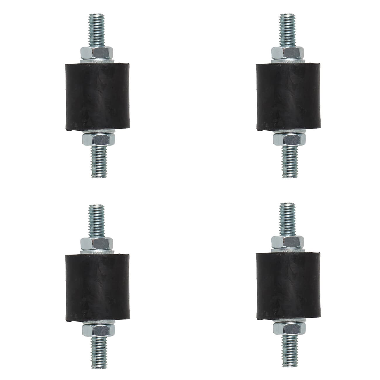 4pcs Anti-Vibration Rubber Isolator Mounts with Studs Shock Absorber, M8-1.25 2