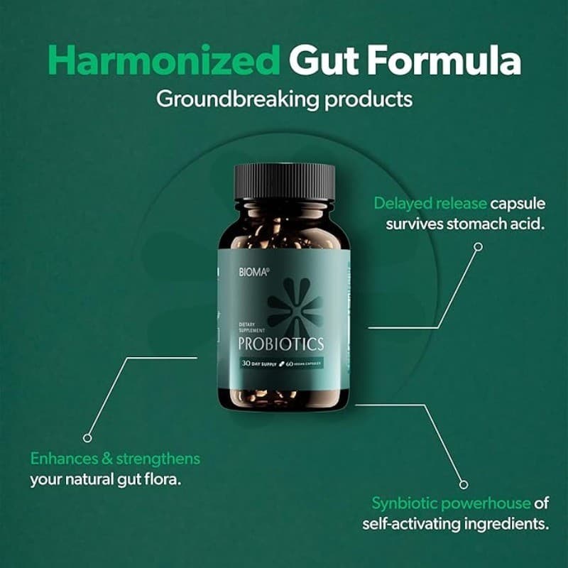 BIOMA Probiotics - Digestive Health Probiotic - Gut Support for Men & Women 2