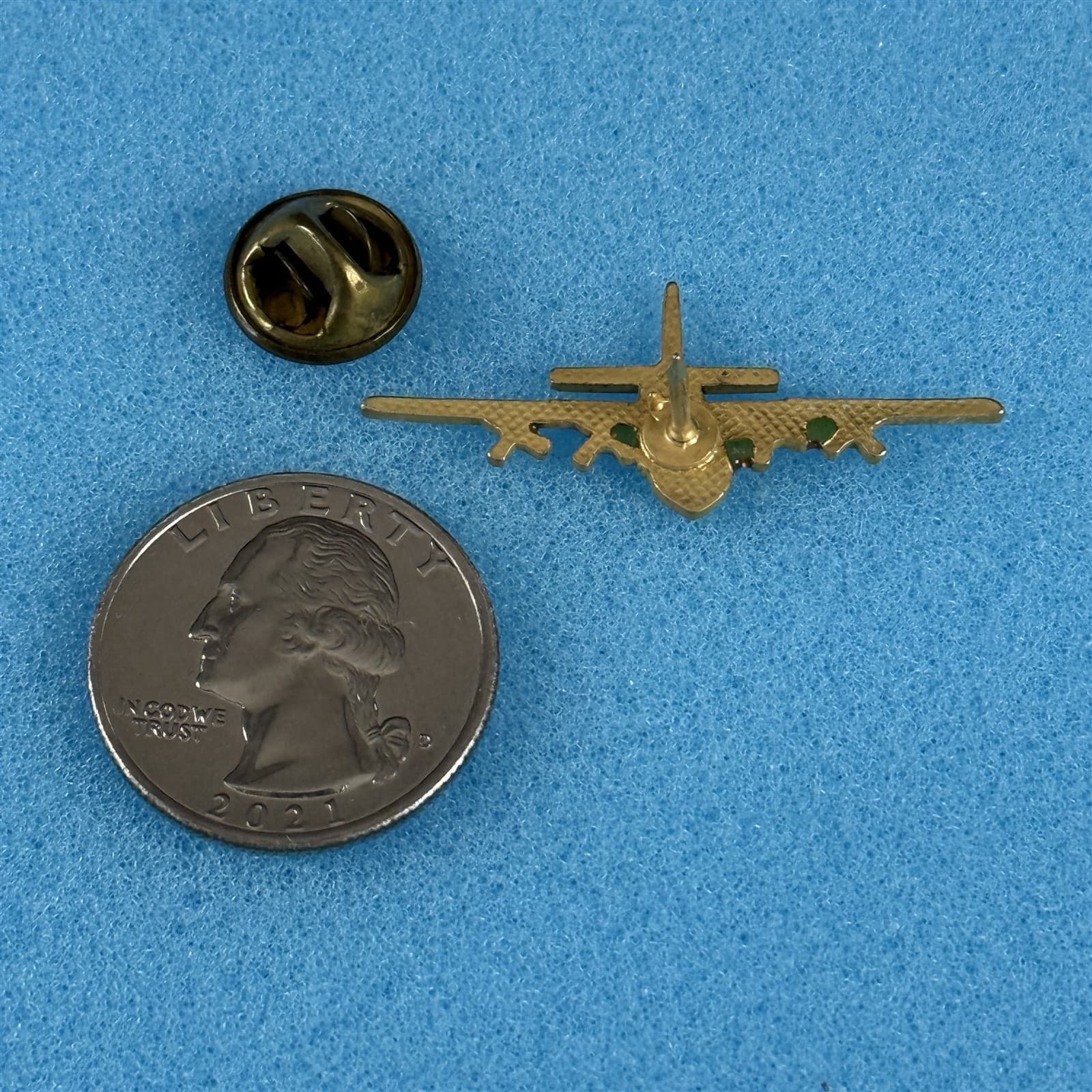 USN Navy Blue Angels C-130 Super Hercules Fat Albert Plane Pin Pinback #59562 3