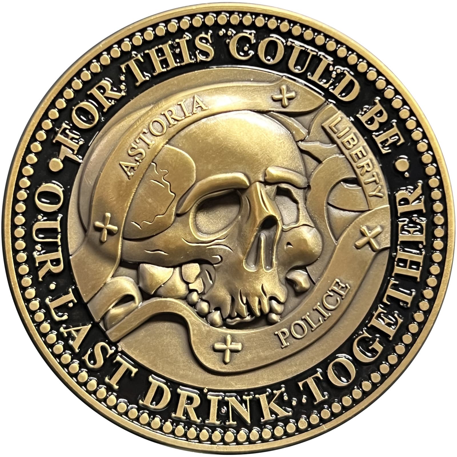 GL14-006 Goonies Astoria Police Challenge Coin Goonies Never Say Die One Eyed Wi 3