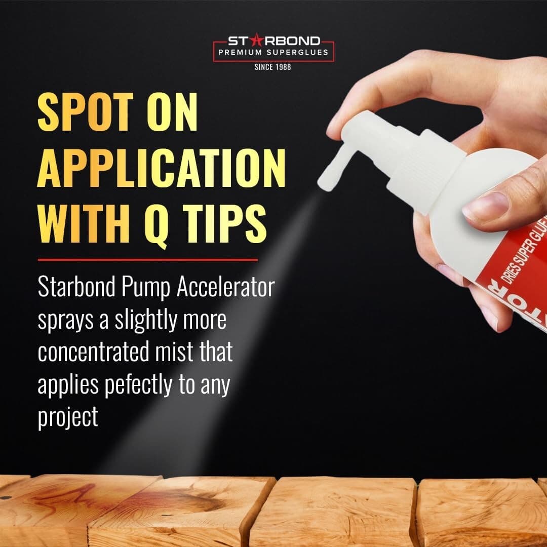 Starbond CA Glue Accelerator (8 Ounce) - Instantly Dries Super Glue 3