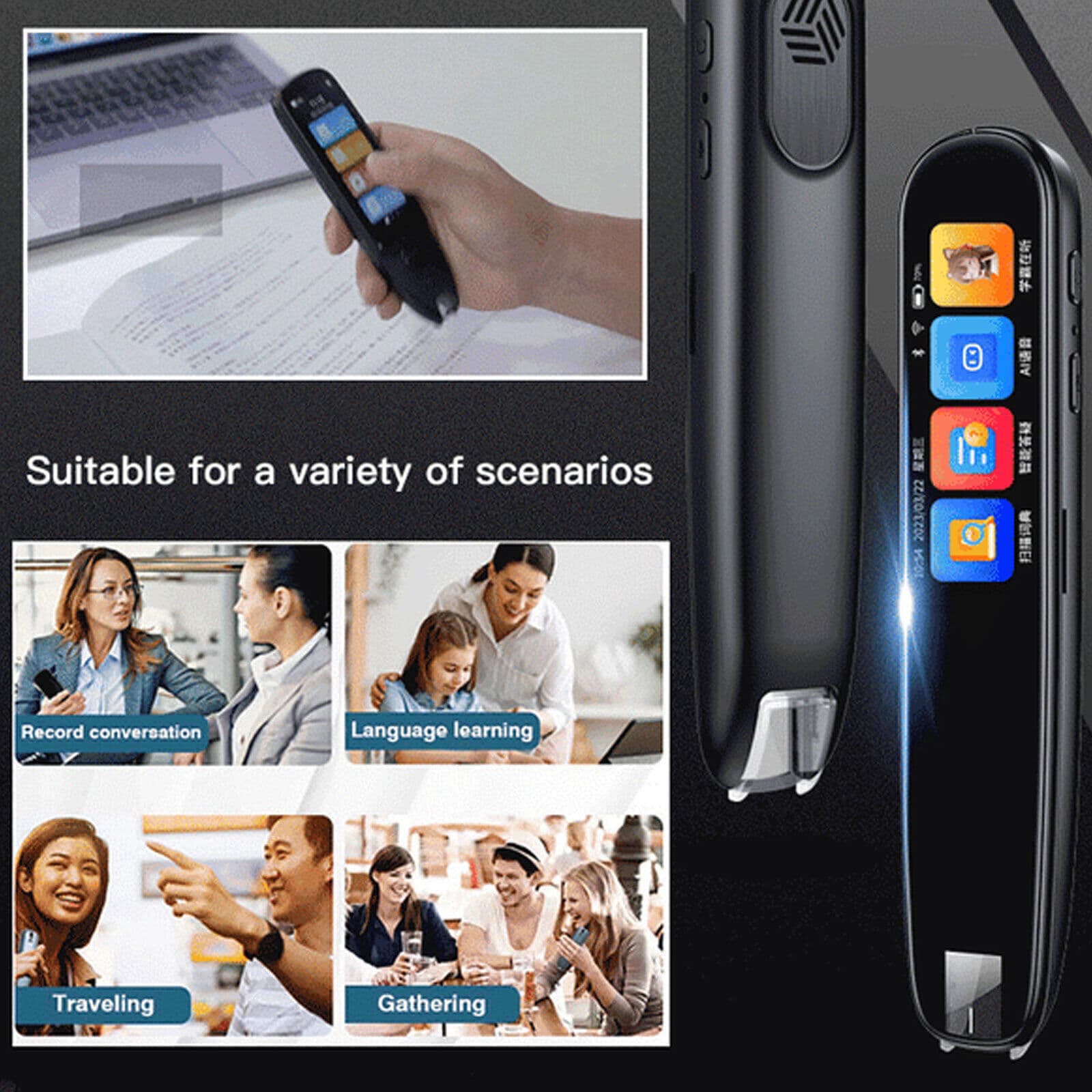Smart Scan Translation Pen Text Reading Pen 112 Language Translator Device USA 4