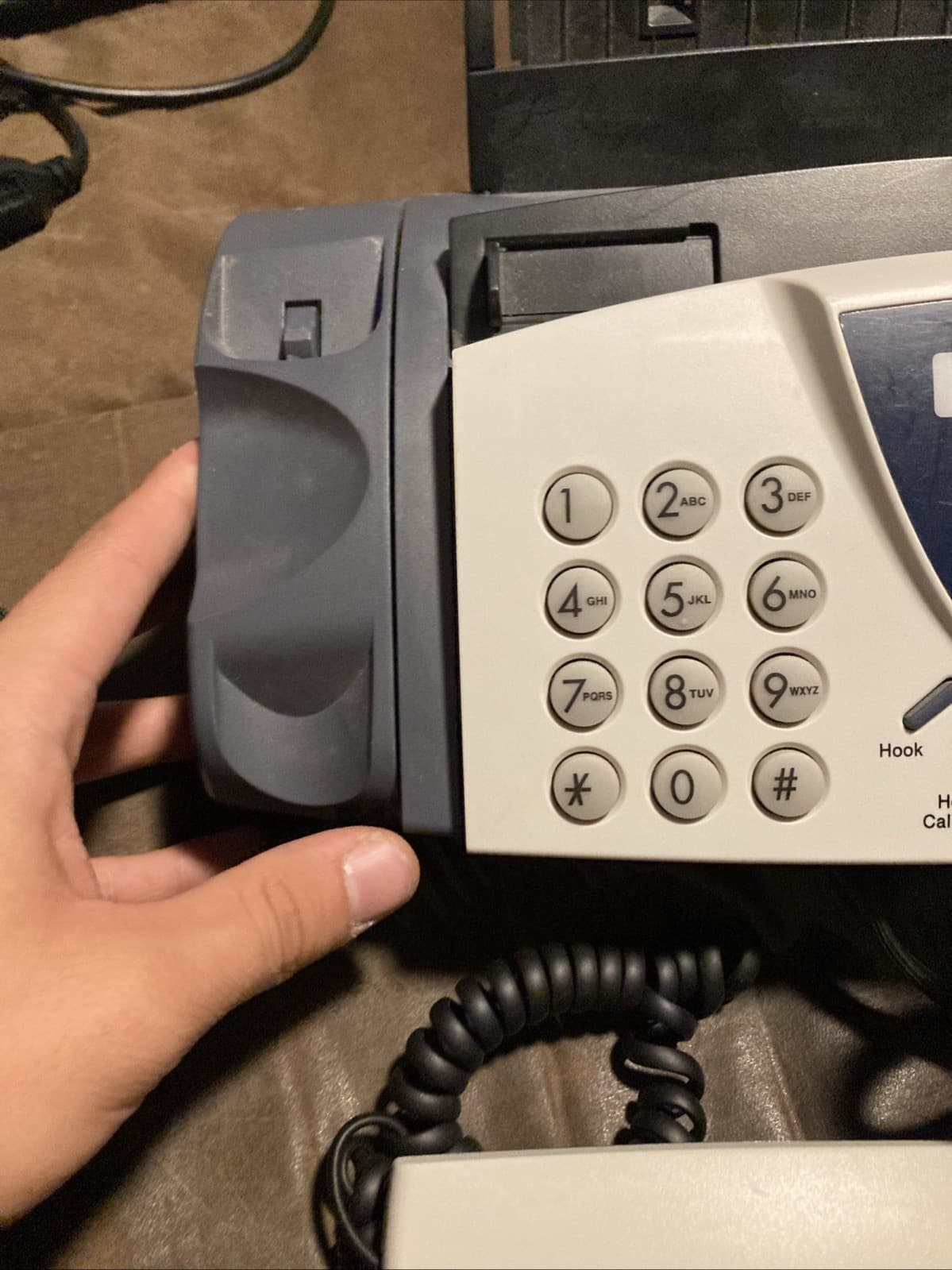 Brother FAX-575 Personal Office Fax Machine w/ Phone and Copier Missing Metal 4