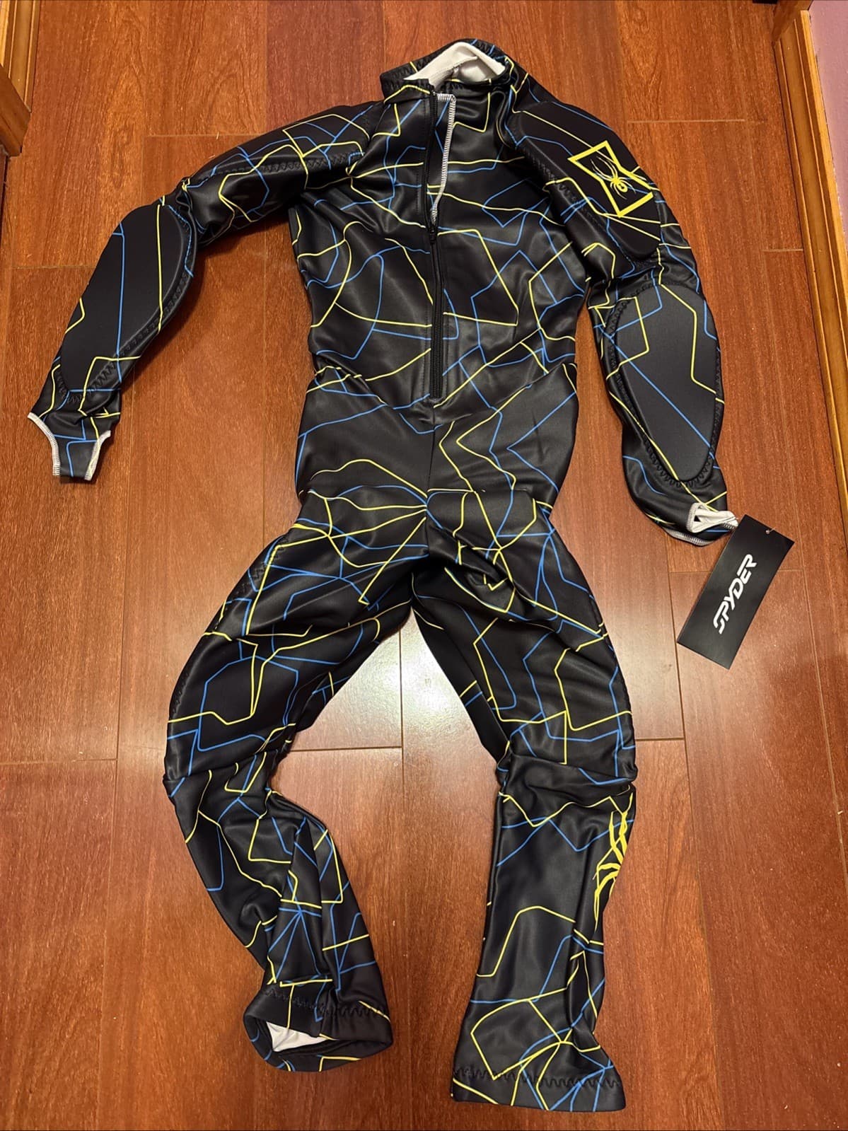 Spyder Kids' Ski Race Suit Performance GS Padded FIS Certified in Size 14/16 2