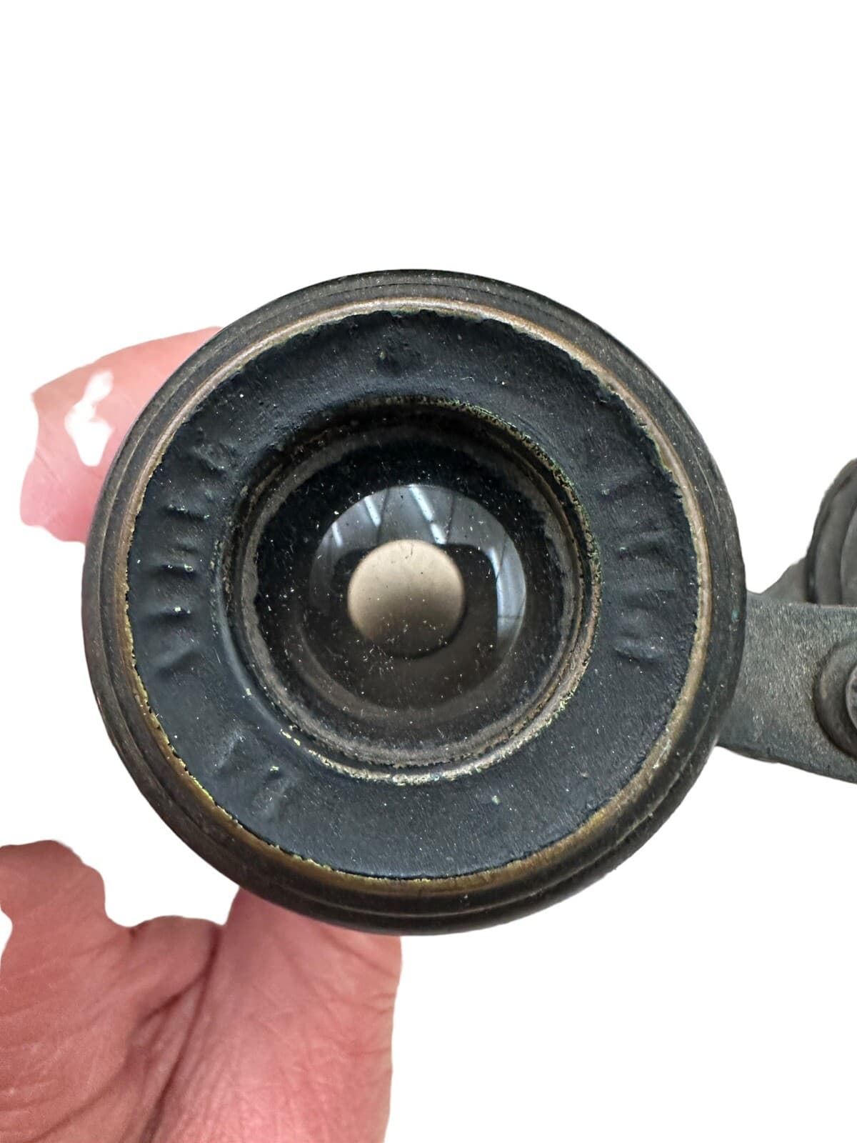 Rare HTF La Ville WW1 Signal Observation Post Binoculars with Compass And Case 5