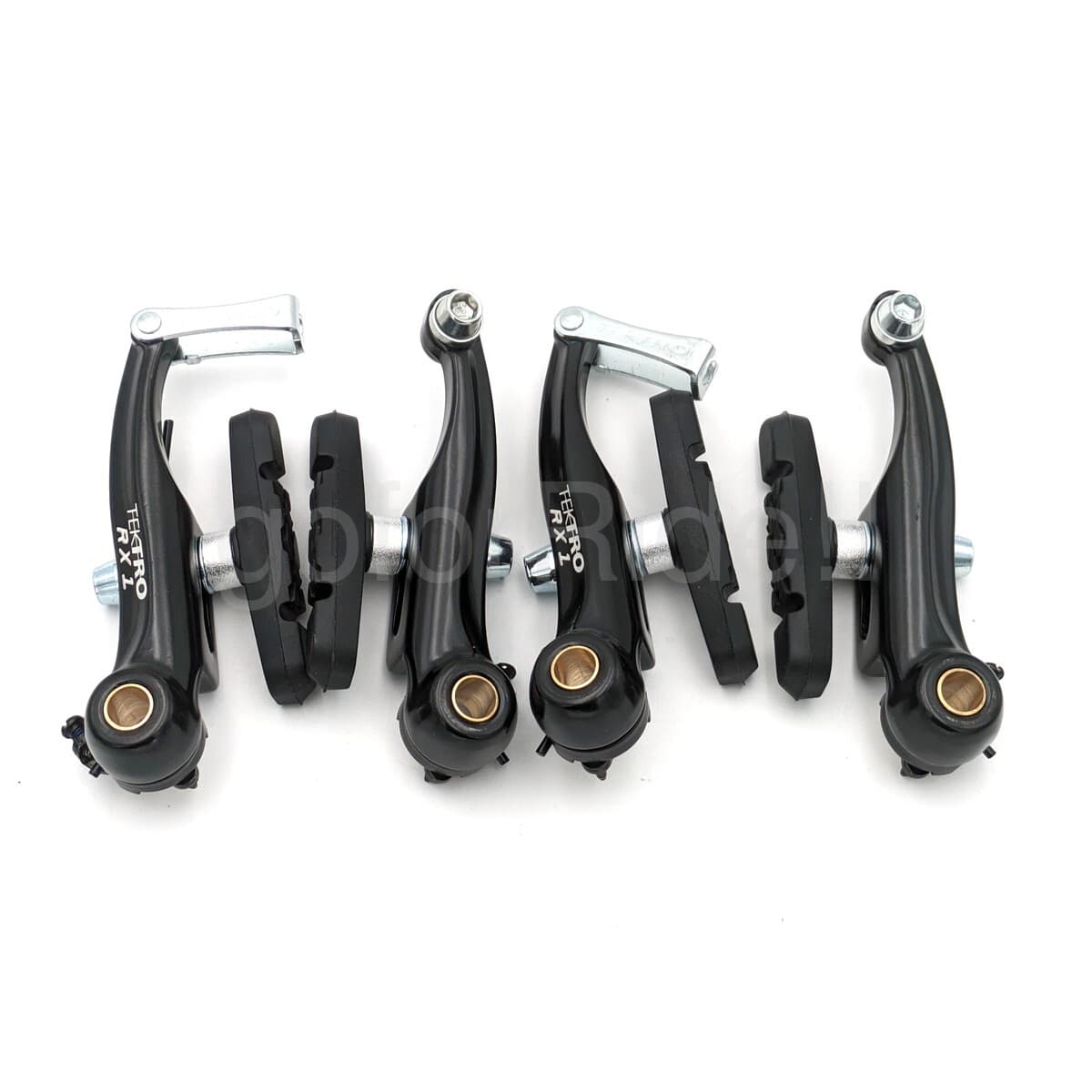 TEKTRO RX1 Mini-V-Brake Cyclocross Canti Brake Set Front+Rear 20.5-36.5mm, Black 6