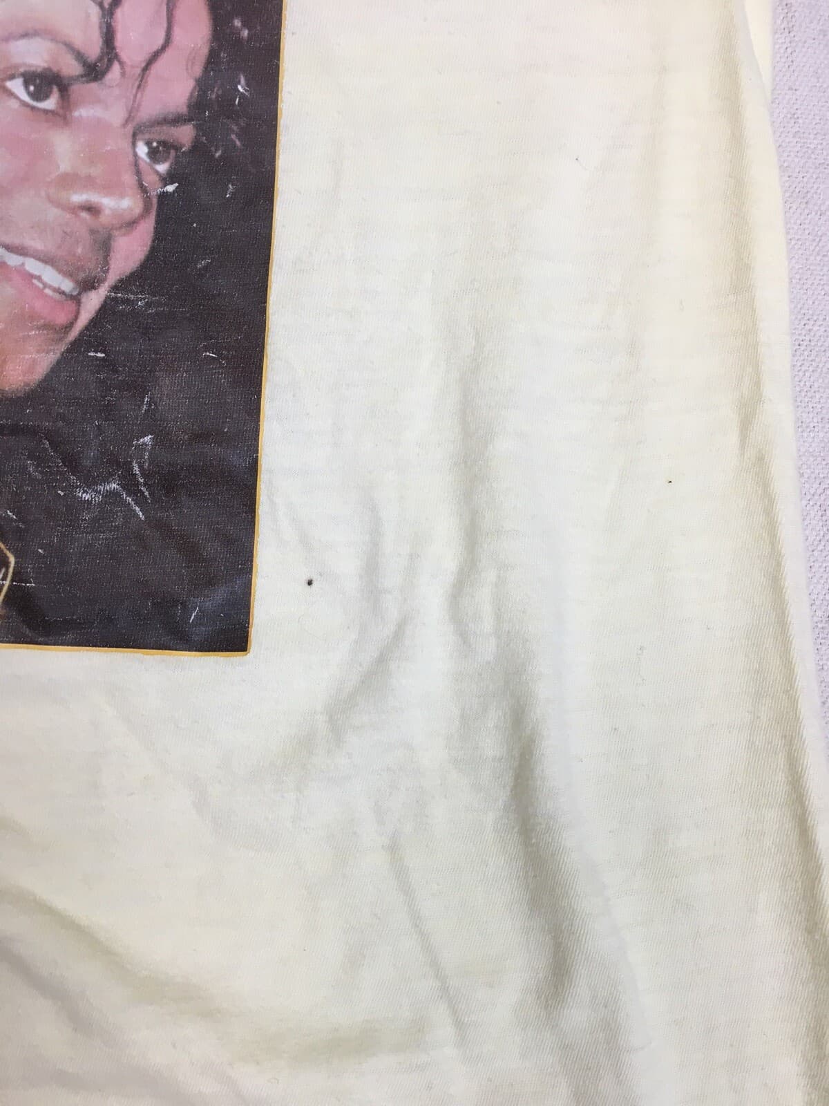 Vintage '80s Michael Jackson Single Stitch Screen printed T-Shirt Sz kids XL  5