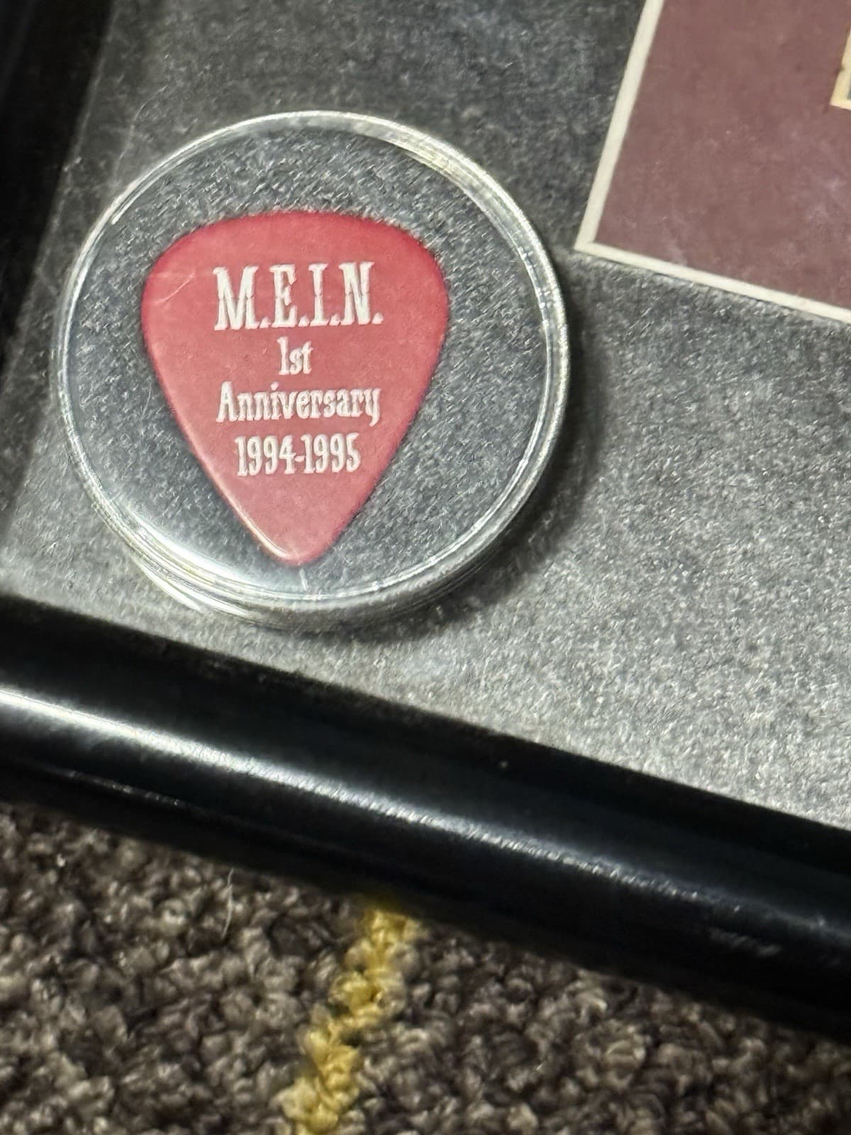 Melissa Etheridge Hand signed VH -1 Ticket Award W/2 Authentic Guitar Picks 5