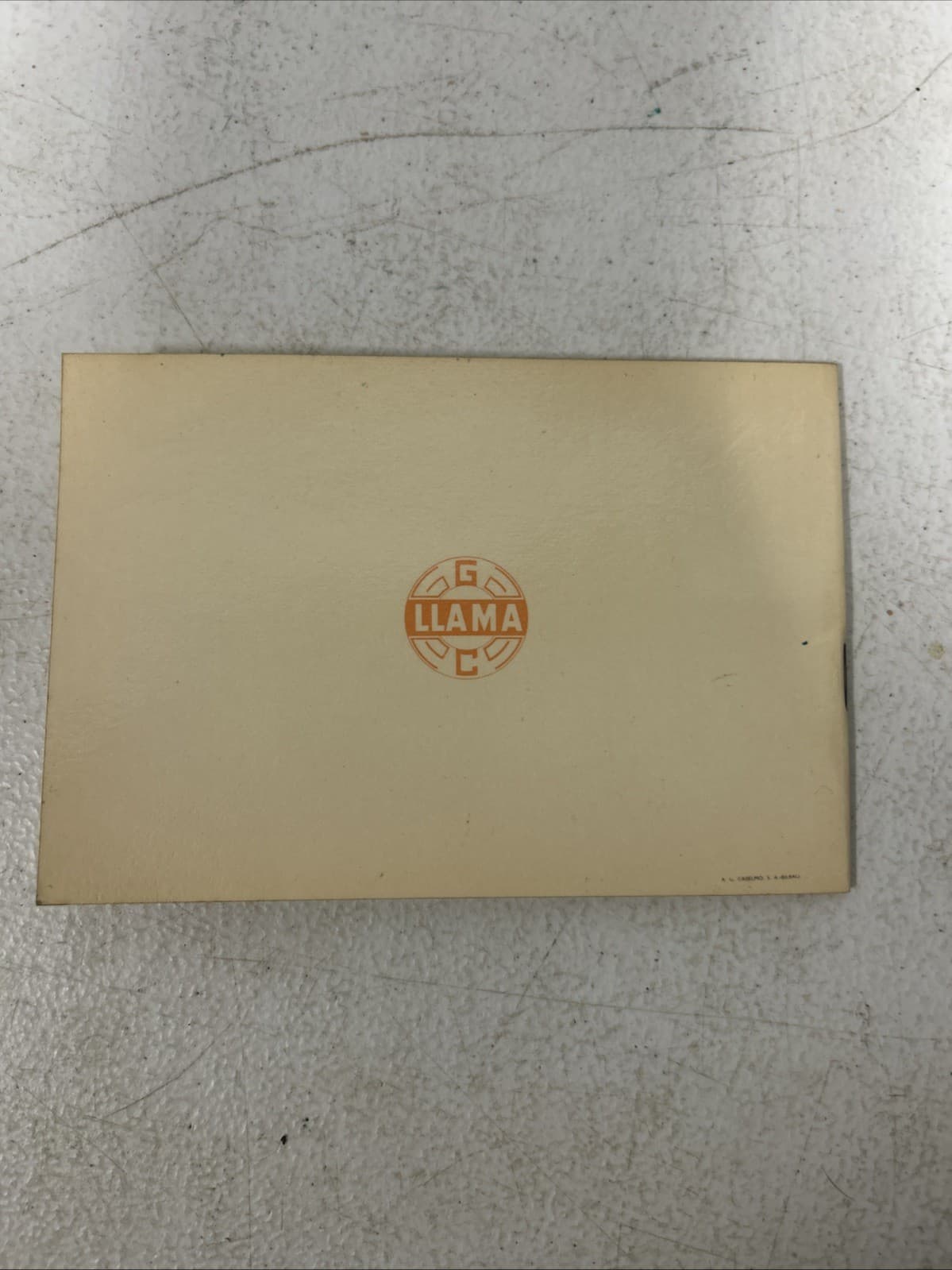 LLAMA MOBILE -BARREL AUTOMATIC PISTOL OWNERS MANUAL WITH PARTS LISTS AND DIAGRAM 2