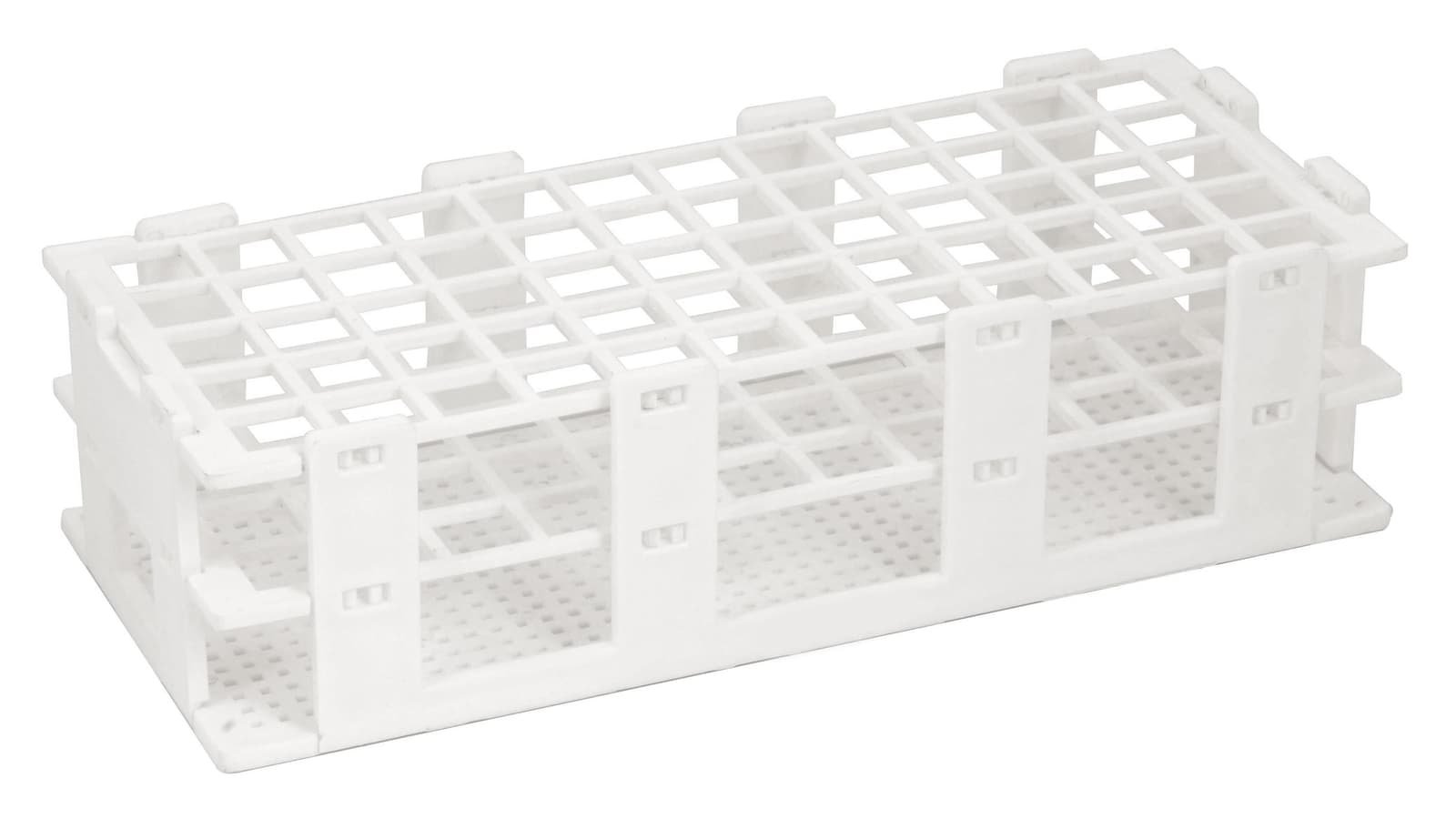 Eisco Labs Polypropylene Test Tube Rack, Holds 60 16mm Tubes