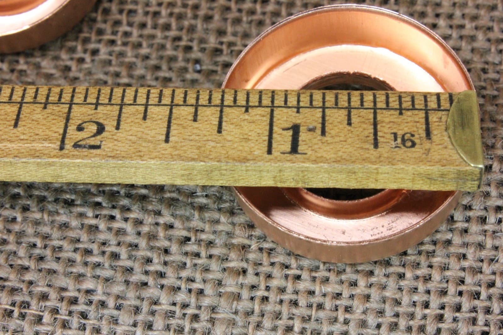 2 Lightning Rod Ball End Caps Solid Copper New Replacement 1 1/4 X 5/8” Small 4