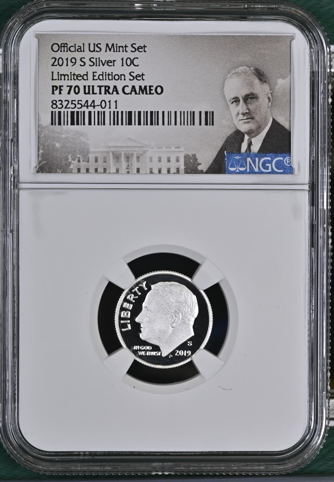 2019 S Silver Roosevelt Dime 10C Limited Edition NGC PF70 Ultra Cameo