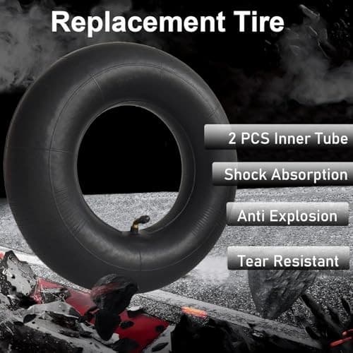 2x 13x5.00-6 Inner Tube Bent Valve for ATV Go Kart Lawn Mowers Snow Blowers Gene 6