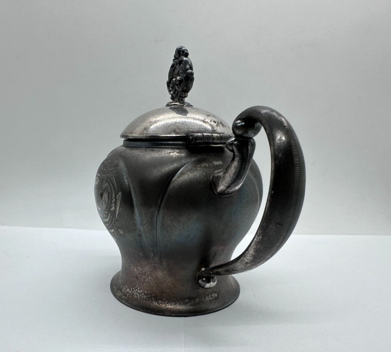 New Amsterdam Silver Co #261 Vintage Plated Antique Creamer 6