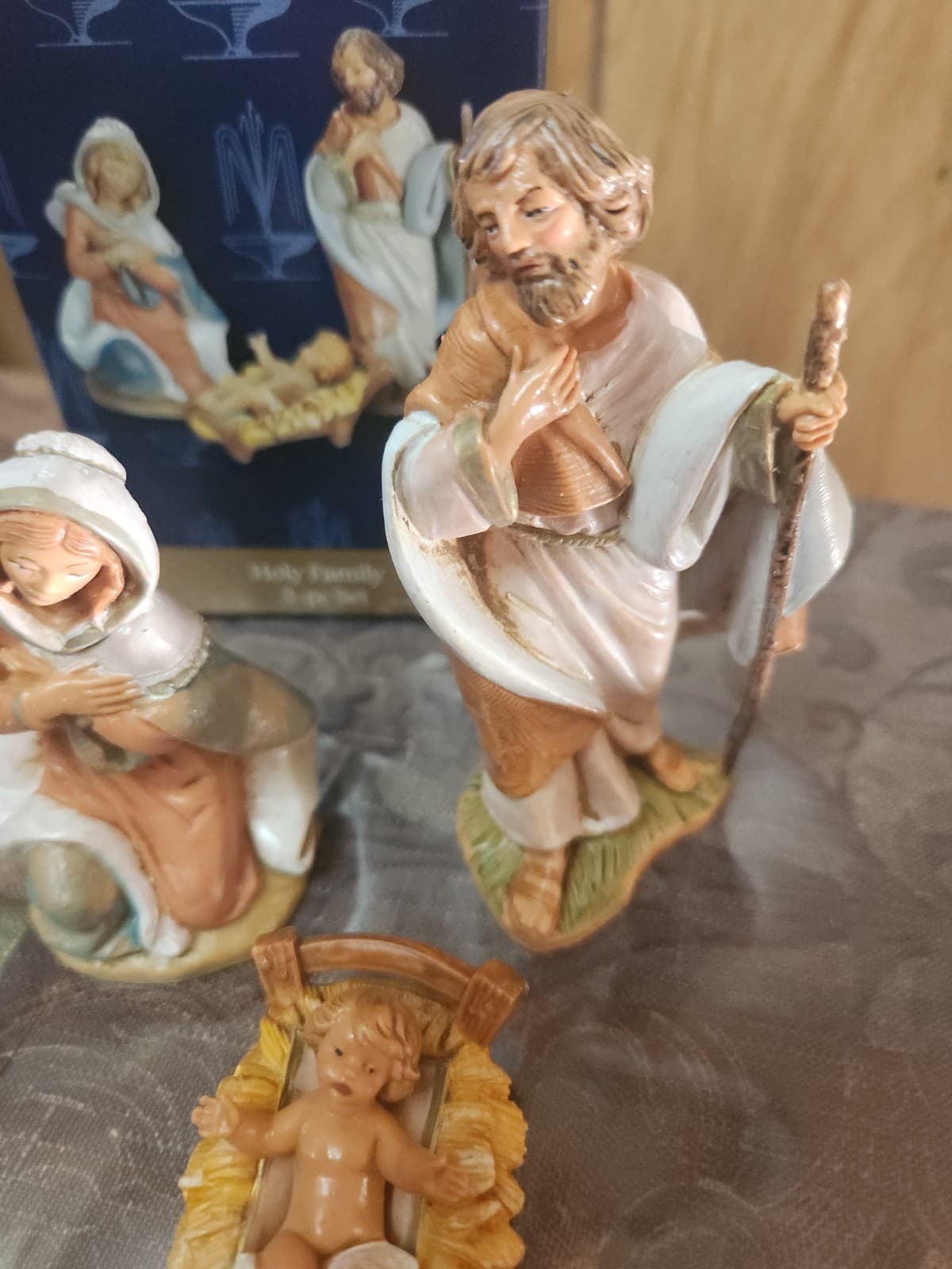 Roman Fontanini Holy Family, 3.5" Collection - 3 Piece Set (55011) In Orig Box 4