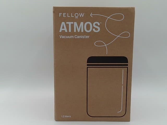 Fellow 1.2L Atmos Vacuum Storage Canister Clear Glass: Stainless Steel Lid,