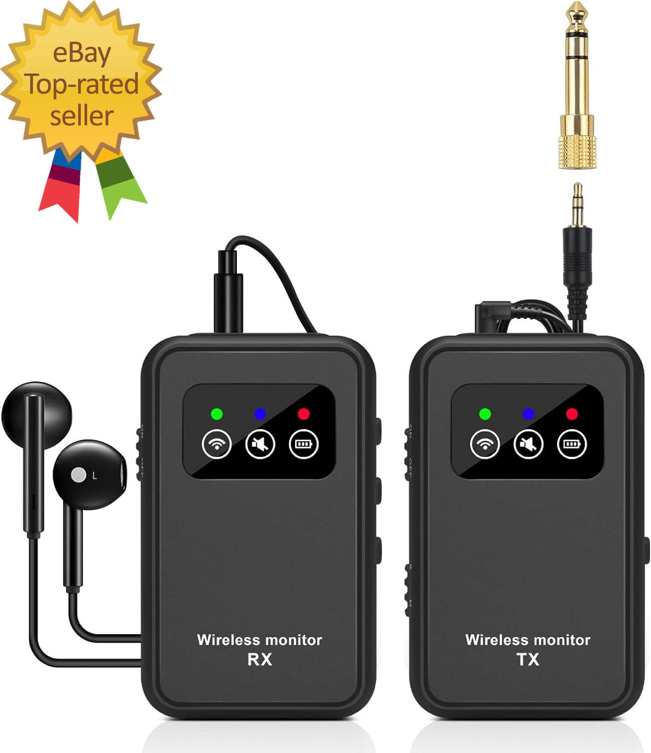 Stereo Wireless In-Ear Monitor System 2.4G Wireless IEM System Stage Monitor 2