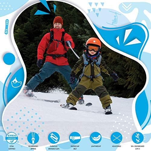  Ski and Snowboard Harness Trainer for Kids - Teach Your Child The Blue Frost 4