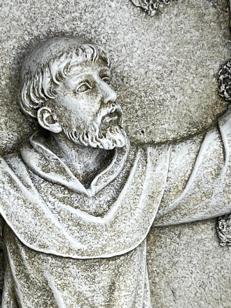 12.5" Wall Plaque St. Francis Milagros Avalon Galle Collection Indoor/Outdoor 4