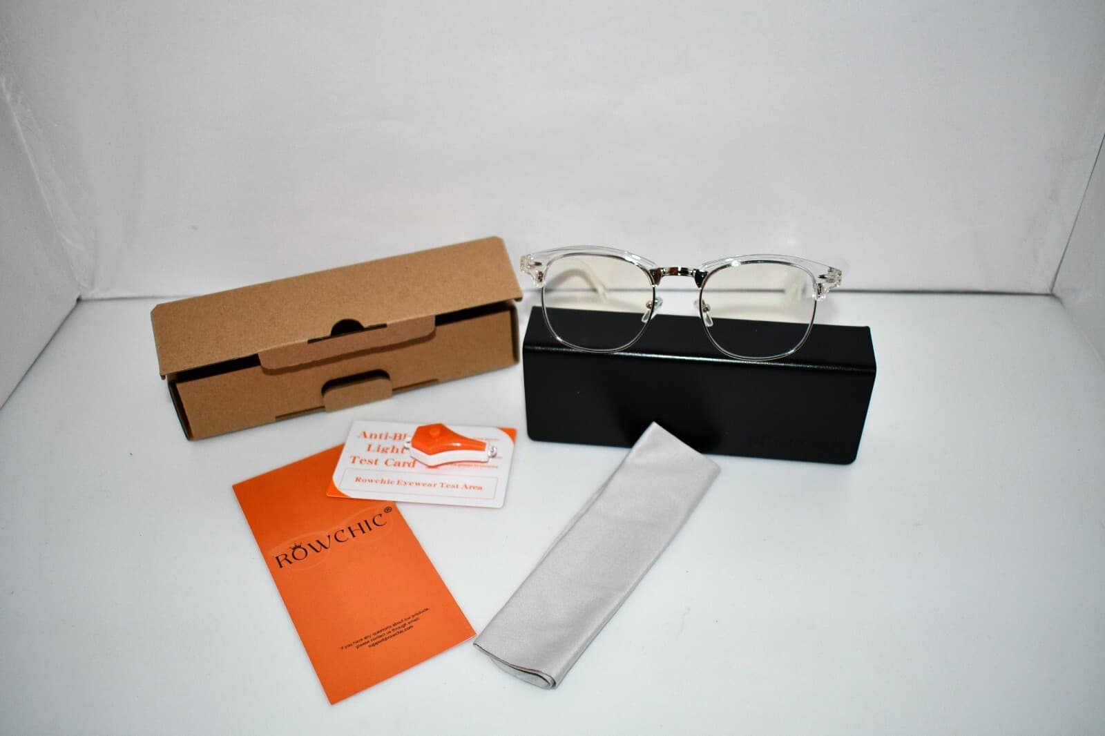 ROWCHIC Blue Light Blocking Glasses – Lightweight Glasses, Anti-Eye Strain UV Gl